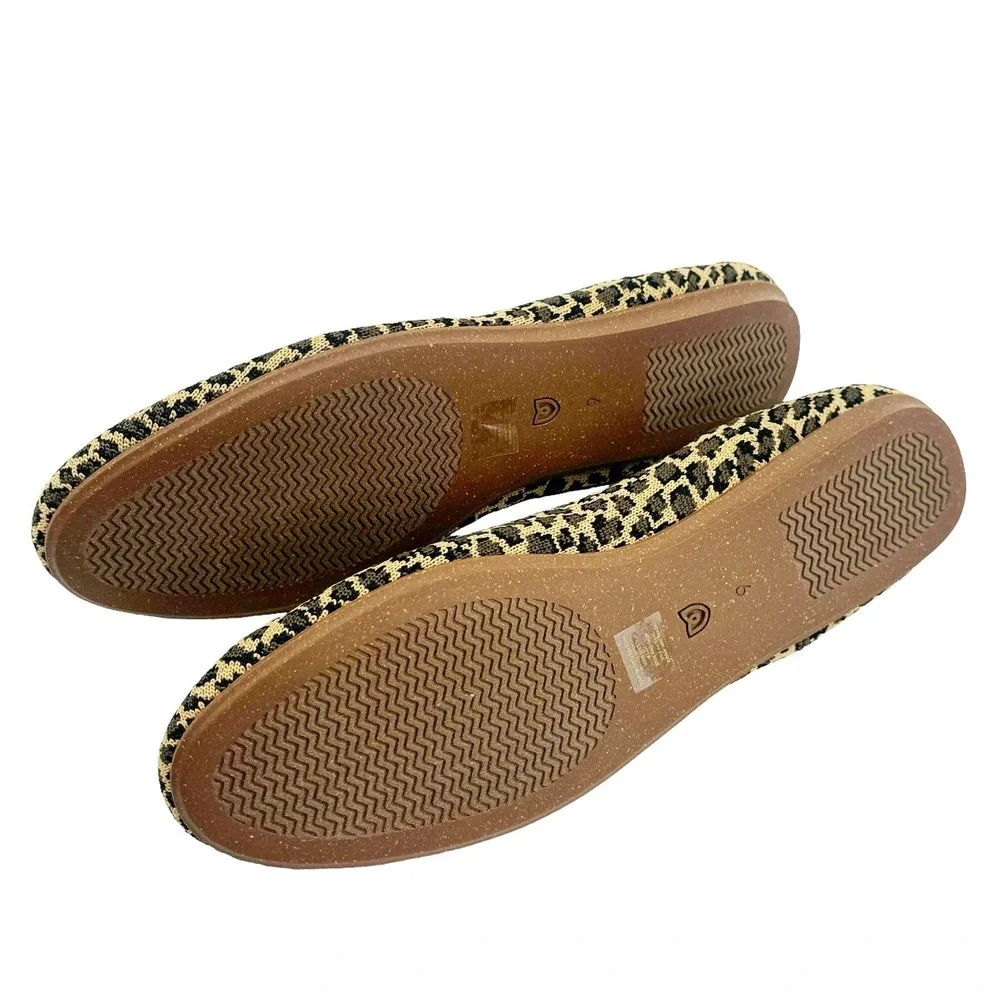 Rothy’s Women's The Loafer Flat Animal Print Comfy Shoes Size 9 NWOB
